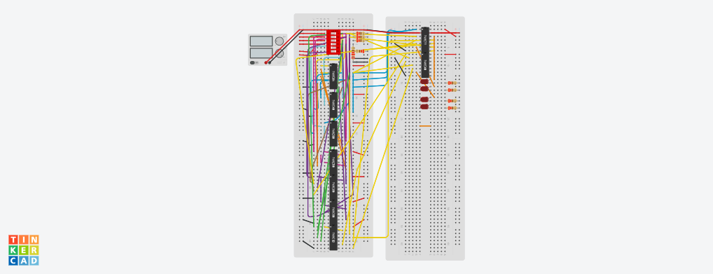 Circuit implementation of the 3-bit combinational divider